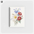 アートメモ帳-Red and Blue Flowers
 - バーンズ・コレクション Memo.