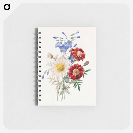 アートメモ帳-Red and Blue Flowers
 - バーンズ・コレクション Memo.