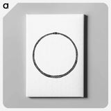 アートパネル-Rope in Circle
 - 大英図書館 Canvas.