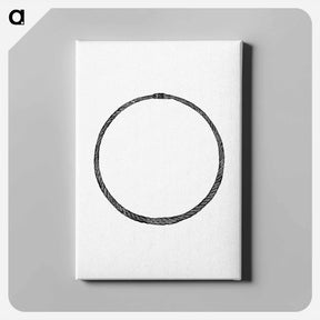 アートパネル-Rope in Circle
 - 大英図書館 Canvas.