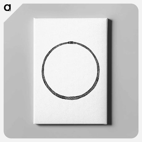 アートパネル-Rope in Circle
 - 大英図書館 Canvas.