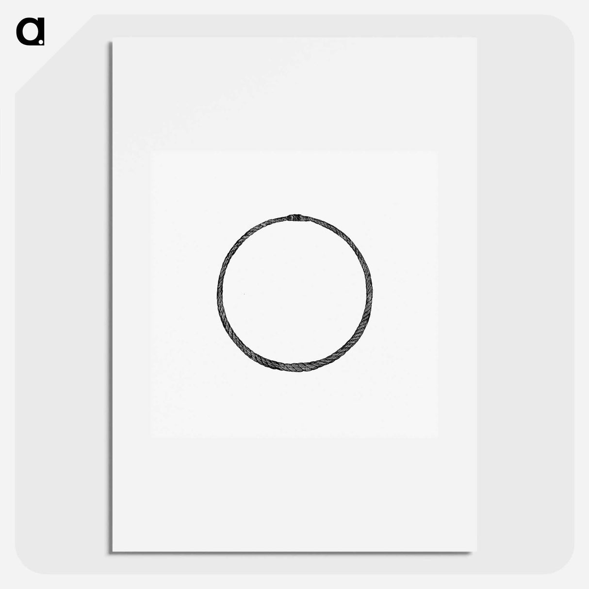 アートポスター-Rope in Circle
 - 大英図書館 Poster.