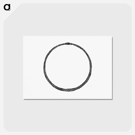 アートポストカード-Rope in Circle
 - 大英図書館 Postcard.
