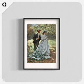 アートポスター-Bazille and Camille - クロード モネ Poster.