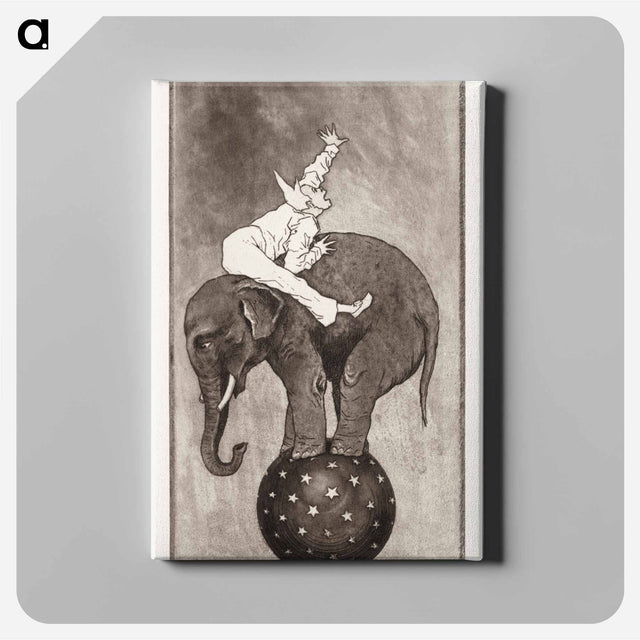 アートパネル-Elephant and Clown
 - クリーブランド美術館 Canvas.