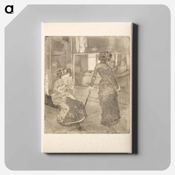 Mary Cassatt at the Louvre: The Etruscan Gallery - エドガー ドガ Canvas.