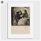 The sick child - Edvard Munch Poster.