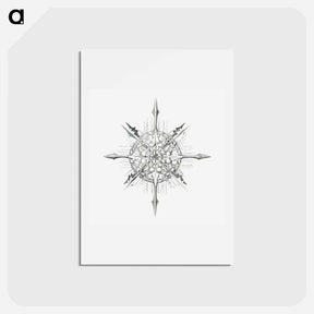 アートポストカード-Vintage marine life illustration on white background - エルンスト ヘッケル Postcard.