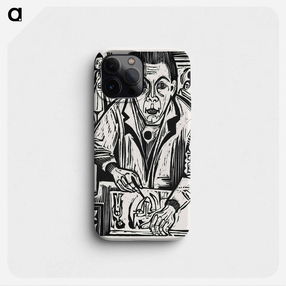 Self Portrait - Ernst Ludwig Kirchner Phone Case.