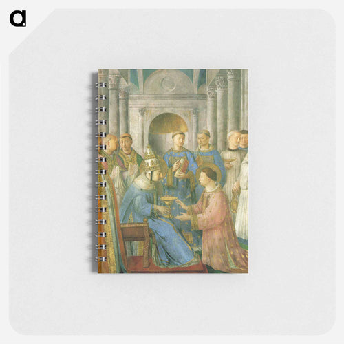 The ordination of St. Lawrence - フラ アンジェリコ Memo.