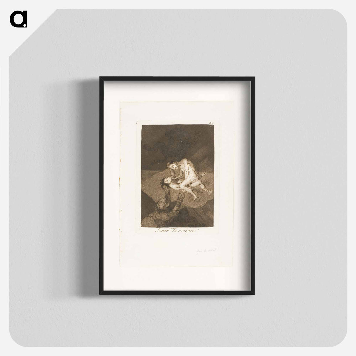 Who Would Have Thought It! - Francisco de Goya Poster.