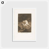 アートポストカード-Who Would Have Thought It! - フランシスコ デ ゴヤ Postcard.