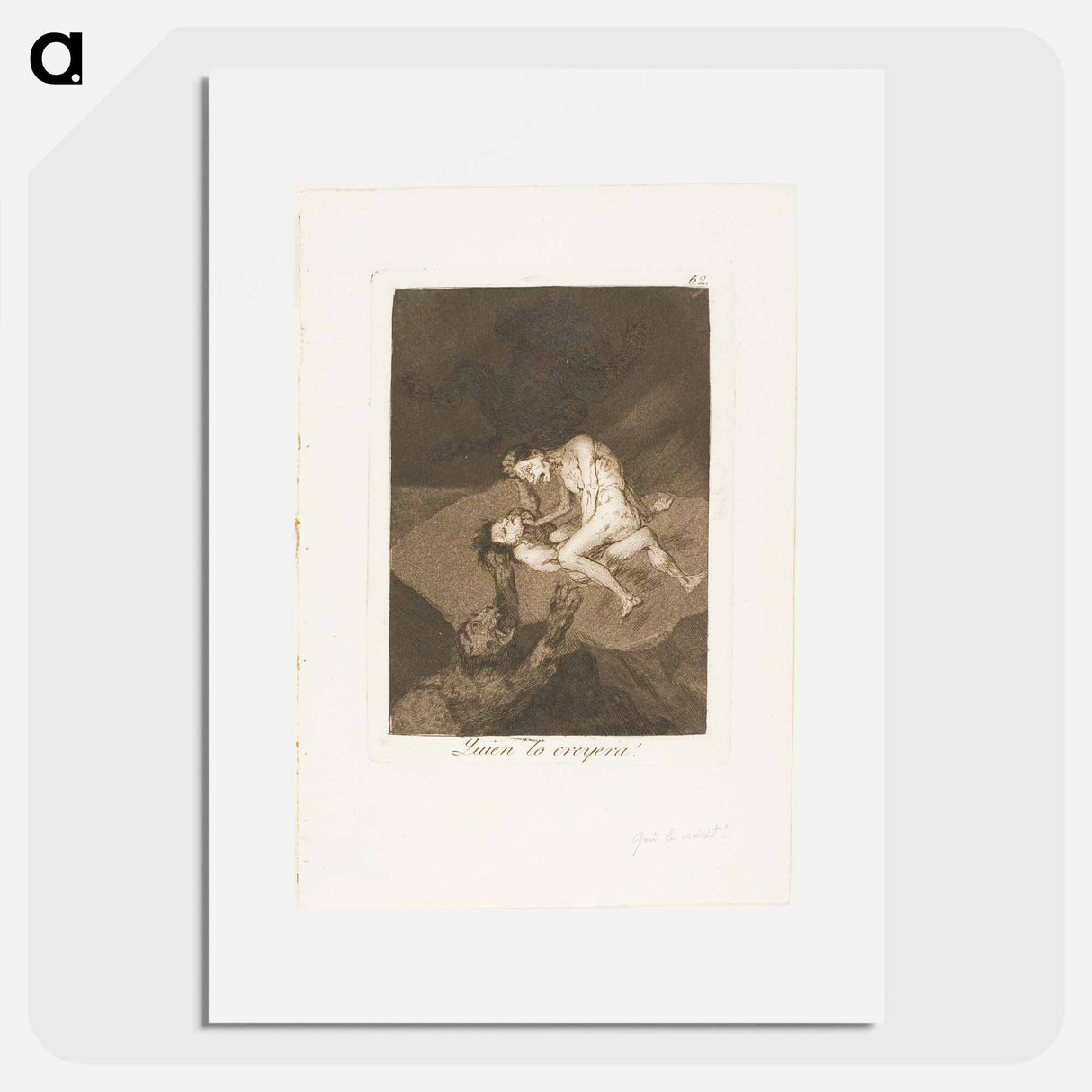 Who Would Have Thought It! - Francisco de Goya Poster.