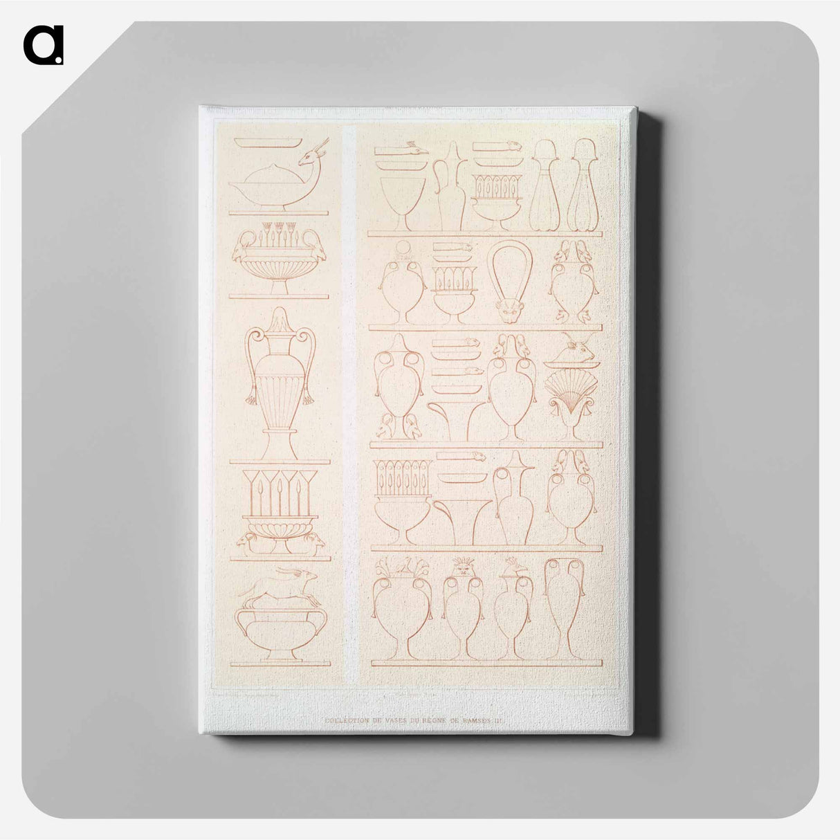 アートパネル-Egyptian Vases
 - エジプト美術史 Canvas.