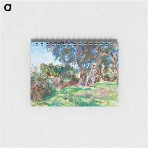 アートメモ帳-Olive Trees, Corfu - ジョン シンガー サージェント Memo.