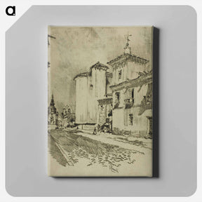 アートパネル-Tall and Stately Churches
 - ジョセフ ペネル Canvas.