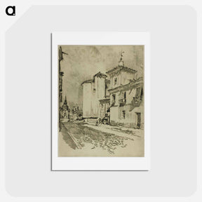 アートポストカード-Tall and Stately Churches
 - ジョセフ ペネル Postcard.