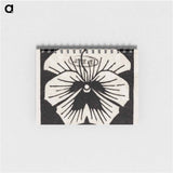 Woodcut flower - ユリー デ フラーハ Memo.