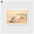 アートポストカード-A Party of Merrymakers in a House in the Yoshiwara on a Moonlight Night - 喜多川 歌麿 Postcard.