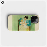 The Barefooted Child - Mary Cassatt Phone Case.