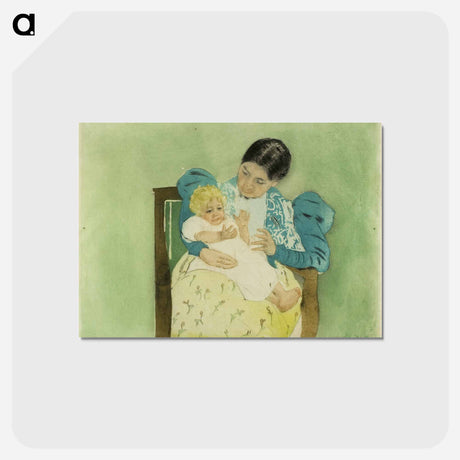 アートポストカード-The Barefooted Child - メアリー カサット Postcard.