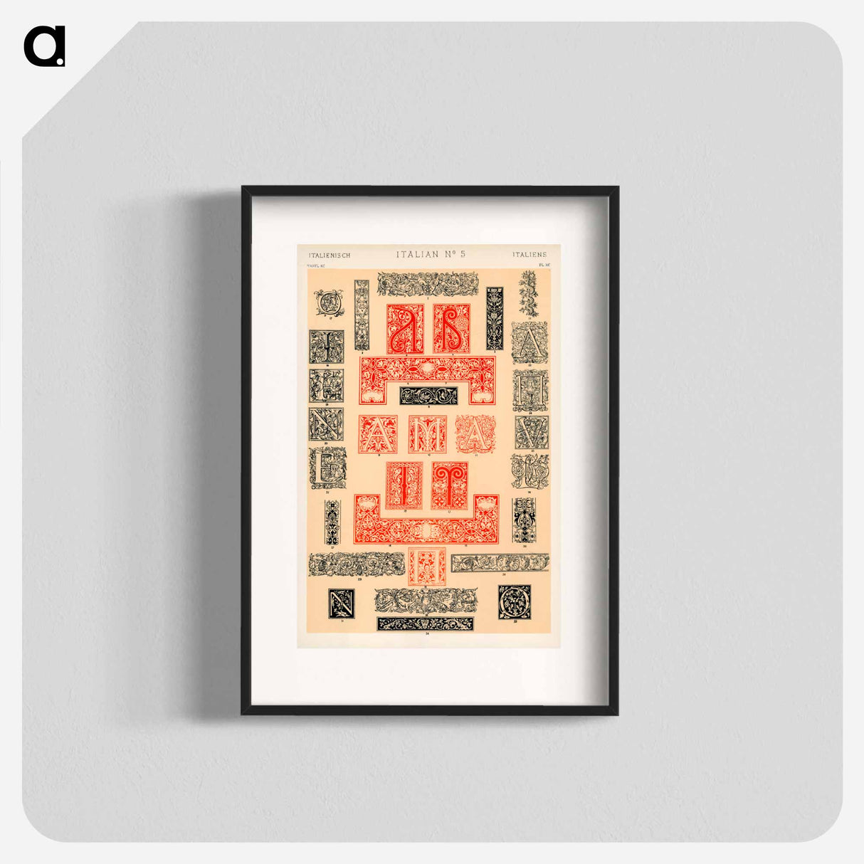アートポスター-Barwood Illustration
 - 薬用植物学 Poster.