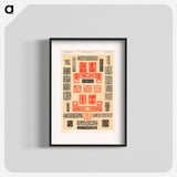 アートポスター-Barwood Illustration
 - 薬用植物学 Poster.