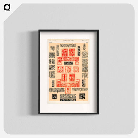 アートポスター-Barwood Illustration
 - 薬用植物学 Poster.