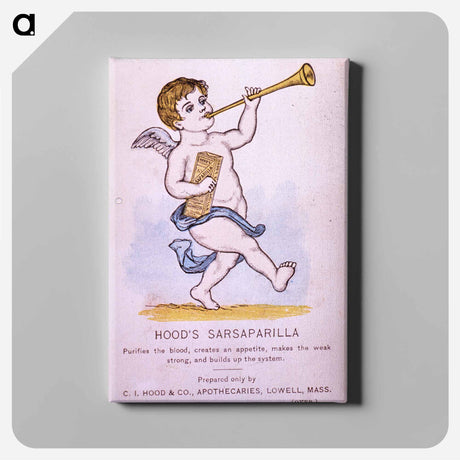 アートパネル-Hood's Sarsaparilla Poster
 - 国立医学図書館 Canvas.