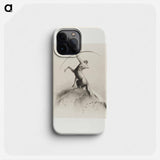 Centaur Aiming at the Clouds - Odilon Redon Phone Case.