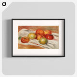 Apples, Orange, and Lemon - Pierre-Auguste Renoir Poster.