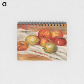 アートメモ帳-Apples, Orange, and Lemon - ピエール オーギュスト ルノワール Memo.