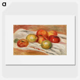 Apples, Orange, and Lemon - Pierre-Auguste Renoir Poster.