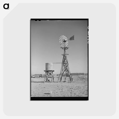 アートポストカード-High Plains Farm
 - ラッセル リー Postcard.