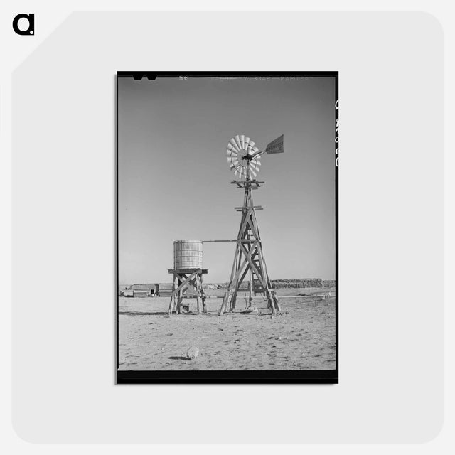 アートポストカード-High Plains Farm
 - ラッセル リー Postcard.