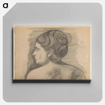 Studie van een vrouw, rugfiguur
 - サミュエル ジェスルン Canvas.