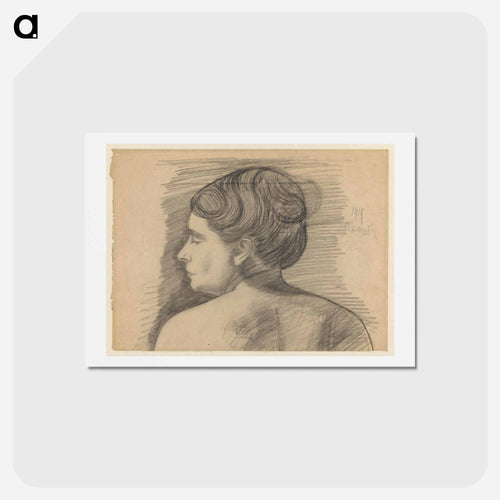 Studie van een vrouw, rugfiguur
 - サミュエル ジェスルン Postcard.