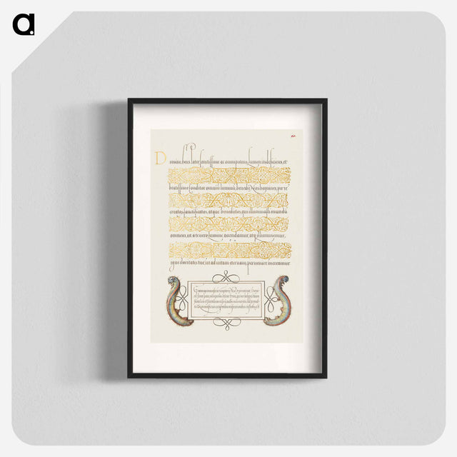 アートポスター-Caterpillars from Mira Calligraphiae Monumenta
 - 書道のお手本 Poster.