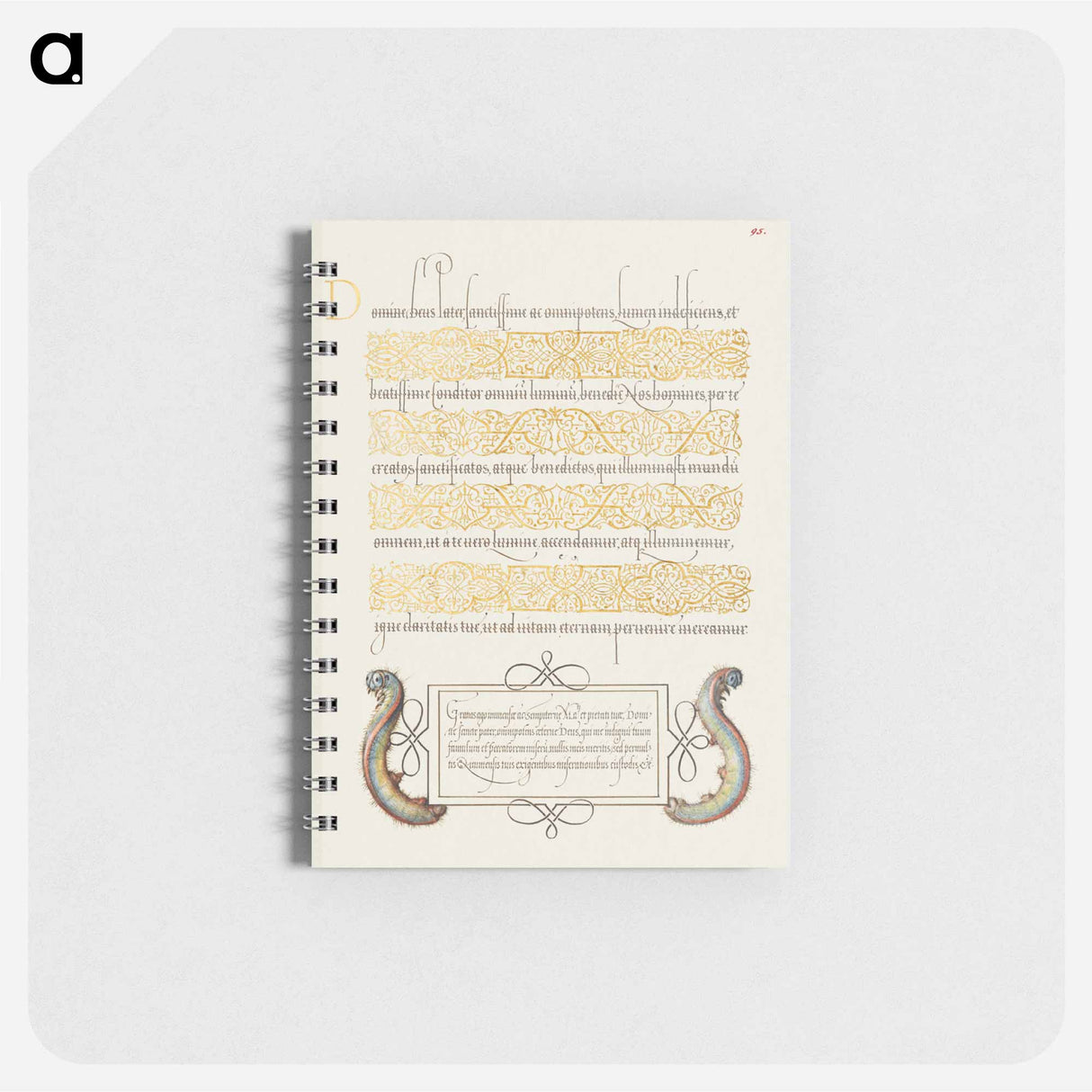 アートメモ帳-Caterpillars from Mira Calligraphiae Monumenta
 - 書道のお手本 Memo.