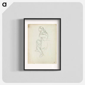 アートポスター-Dancing man from sketchbook 60 - テオ ファン ドゥースブルフ Poster.