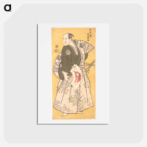アートポストカード-Yamashina Shirojuro in the Role of Nagoya Sanzaemon - 東洲斎 写楽 Postcard.