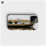 Boys in a Dory - Winslow Homer Phone Case.