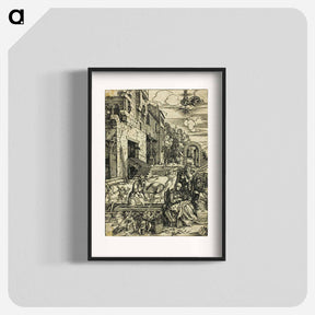 アートポスター-The Holy Family in Egypt - アルブレヒト デューラー Poster.