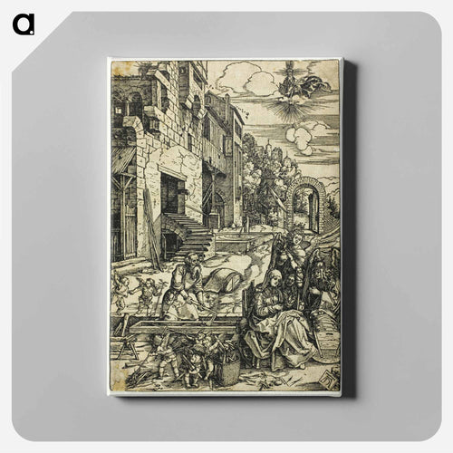 The Holy Family in Egypt - アルブレヒト デューラー Canvas.