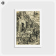 アートポストカード-The Holy Family in Egypt - アルブレヒト デューラー Postcard.