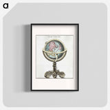 Globe terrestre - アンティーク地図 Poster.