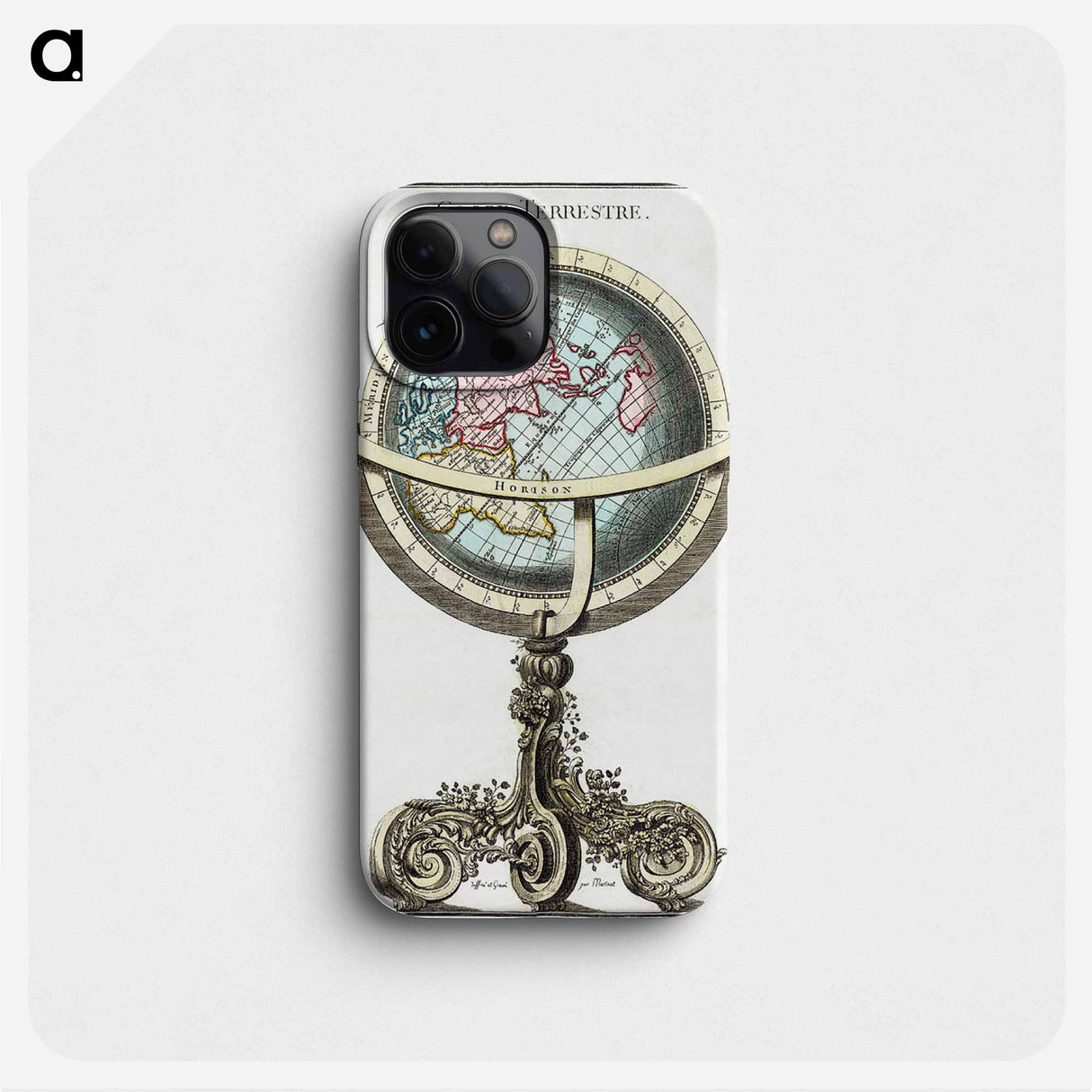 Globe terrestre - アンティーク地図 Phone Case.