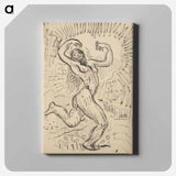 The figure of a woman - アーノルド ピーター ワイズ クビンチャン Canvas.