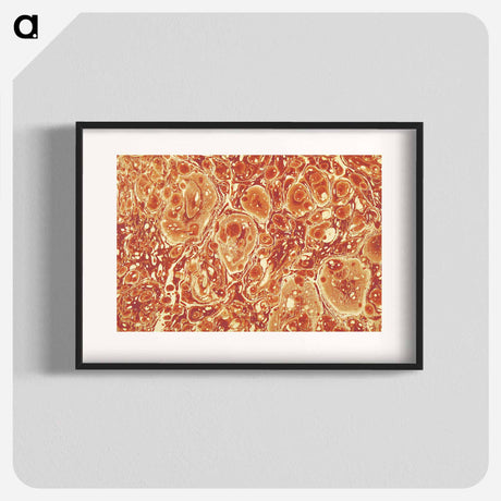 アートポスター-Abstract Brown Pattern
 - 大英図書館 Poster.