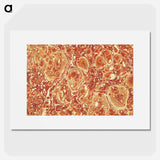 アートポスター-Abstract Brown Pattern
 - 大英図書館 Poster.